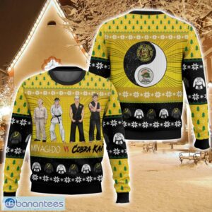 Karate Kid vs Cobra Kai Ugly Christmas Sweater For Men And Women Christmas Holiday Gift Family Gift Product Photo 1