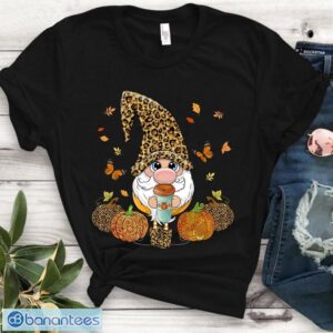 Gnomes Pumpkin Spice Autumn Fall Y'all T-Shirt, Cute Halloween Gnomes T Shirt Product Photo 1
