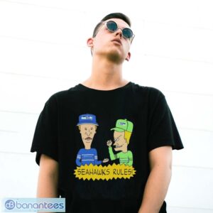 Beavis and Butt-Head Seattle Seahawks Rules NFL Shirt - G500 Gildan T-Shirt