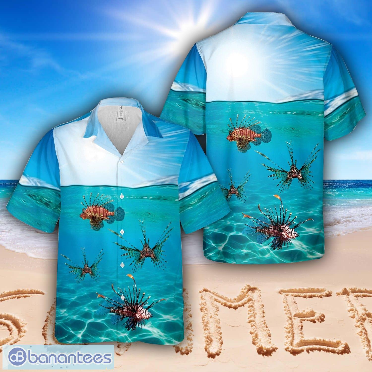 lion fish hawaiian shirt image Lion Fish Hawaiian Shirt Product Photo 1