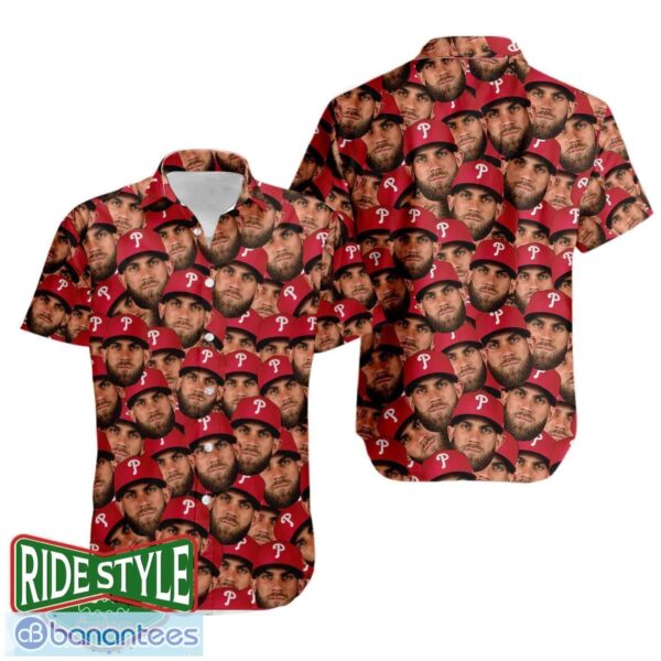 Philadelphia Phillies MLB Bryce Harper Men Women Hawaiian Shirt Product Photo 1