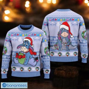 Eeyore Sweater Winnie The Pooh Movie Xmas Ugly Christmas Sweater 3D Printed Christmas Gift For Men And Women Product Photo 1