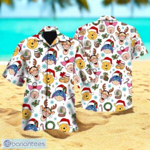White Winnie The Pooh Christmas Hawaiian Shirt For Men Women Christmas Gift Product Photo 1