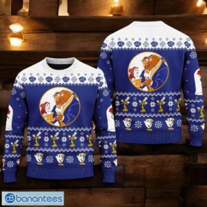 Beauty and The Beast Princess Sweater Belle Princess Xmas Ugly Christmas Sweater 3D Printed Christmas Gift For Men And Women Product Photo 1