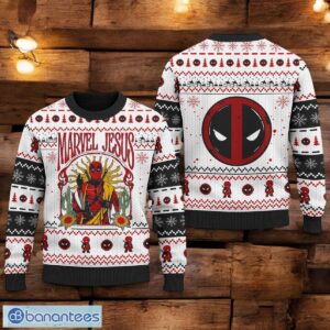 Marvel Jesus Deadpool Sweater Deadpool Xmas Ugly Christmas Sweater 3D Printed Christmas Gift For Men And Women Product Photo 1