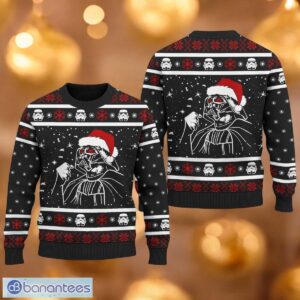 Santa Darth Vader Xmas Ugly Christmas Sweater 3D Printed Christmas Gift For Men And Women Product Photo 1