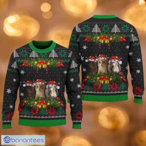 Custom Meowy Ugly Christmas Ugly Christmas Sweater 3D Printed Christmas Gift For Men And Women Product Photo 1