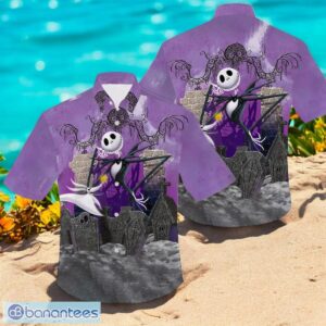 Jack Skellington Purple Hawaiian Shirt For Men Women Christmas Gift Product Photo 1