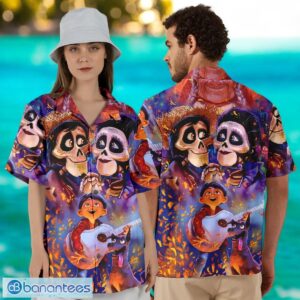 Coco Cartoon Skeleton Family Hawaii Hawaiian Shirt For Men Women Christmas Gift Product Photo 1