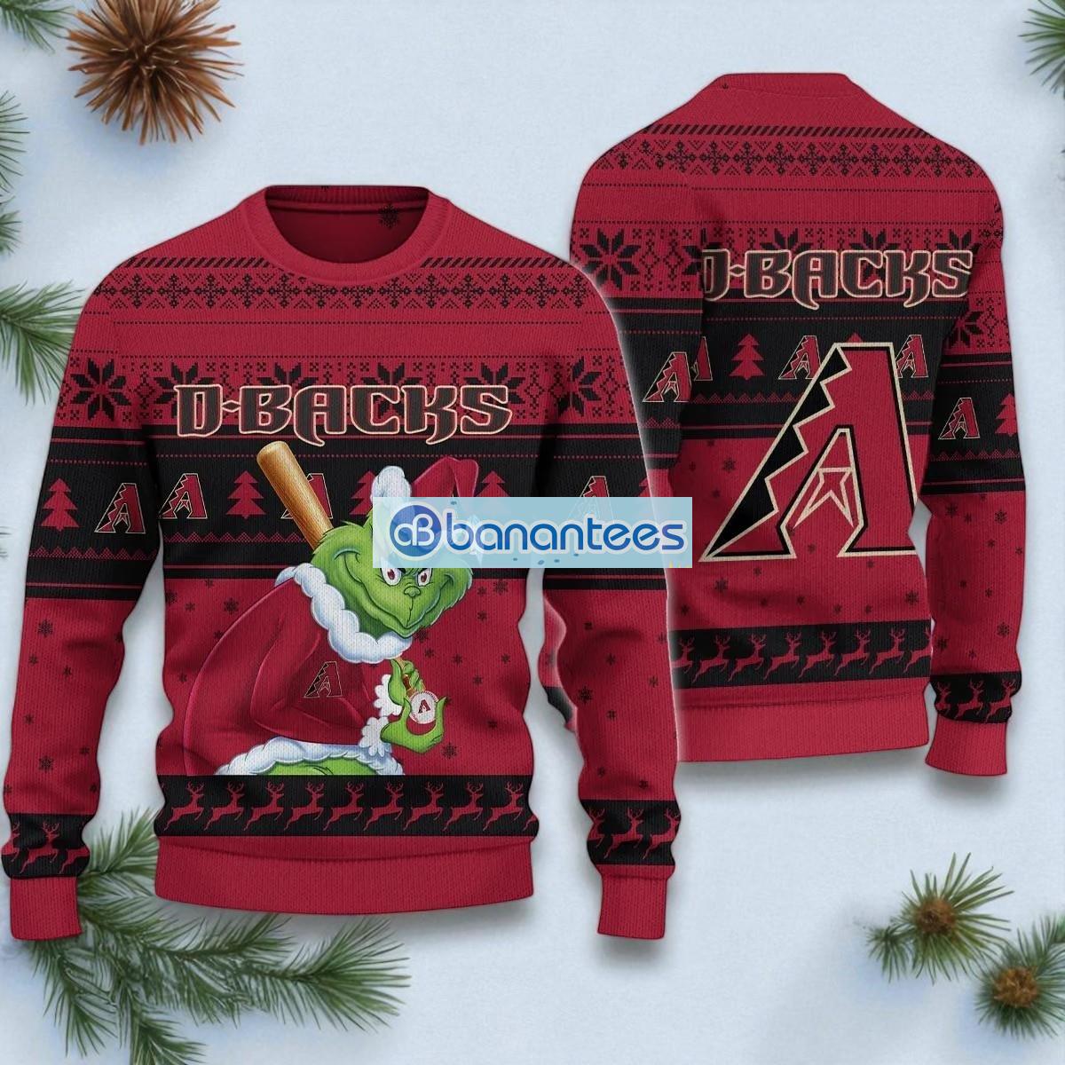 arizona diamondbacks grinch stolen ugly christmas sweater mlb fans christmas sweater holiday gift image Arizona Diamondbacks Grinch Stolen Ugly Christmas Sweater MLB Fans Christmas Sweater Holiday Gift Product Photo 1