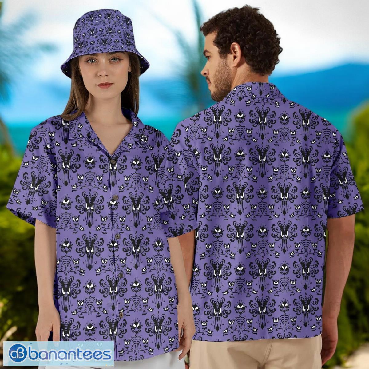 haunted mansion symbol pattern hawaiian shirt for men women christmas gift image Haunted Mansion Symbol Pattern Hawaiian Shirt For Men Women Christmas Gift Product Photo 1