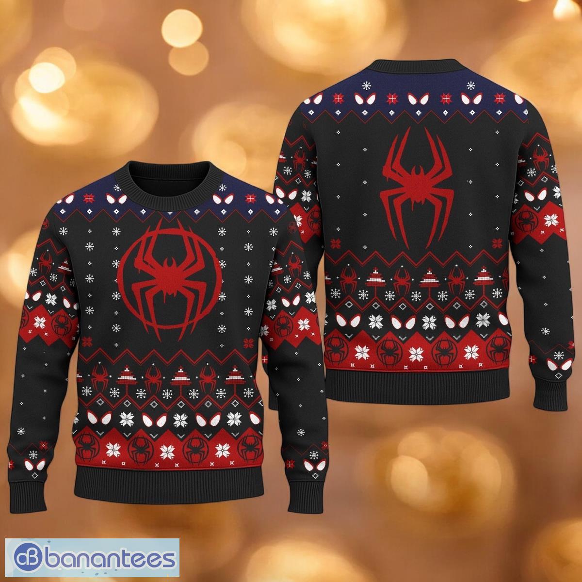 marvel spiderman sweater superhero xmas ugly christmas sweater 3d printed christmas gift for men and women image Marvel Spiderman Sweater Superhero Xmas Ugly Christmas Sweater 3D Printed Christmas Gift For Men And Women Product Photo 1