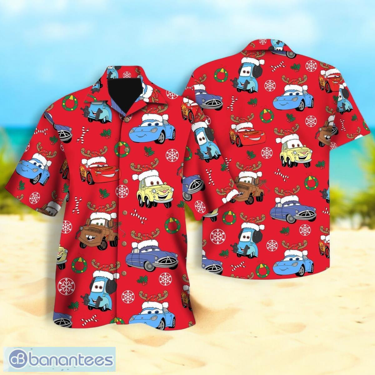 Pixar Cars Christmas Hawaiian Shirt For Men Women Christmas Gift Pixar Cars Christmas Hawaiian Shirt For Men Women Christmas Gift Product Photo 1