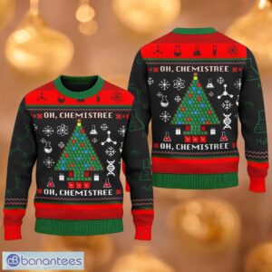 Oh Chemistree Science Sweater Chemist Lover Xmas Ugly Christmas Sweater 3D Printed Christmas Gift For Men And Women Product Photo 1