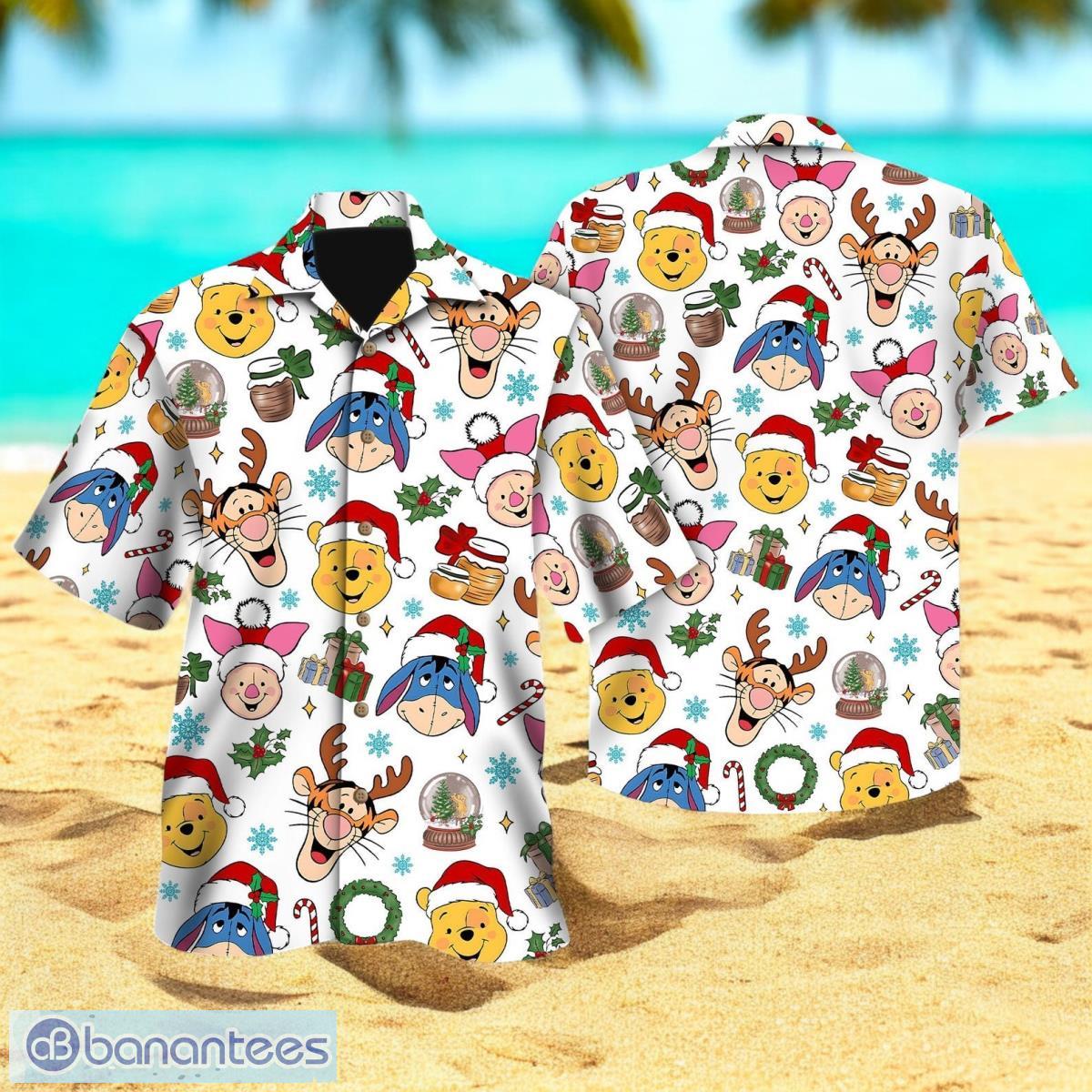 White Winnie The Pooh Christmas Hawaiian Shirt For Men Women Christmas Gift White Winnie The Pooh Christmas Hawaiian Shirt For Men Women Christmas Gift Product Photo 1