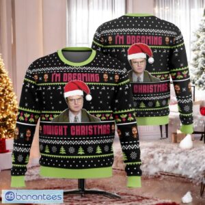 Dwight Christmas Movie Ugly Sweater The Office Movie Sweater Product Photo 1