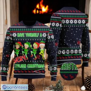 The Golden Girls Elf Christmas Ugly Sweater Have Yourself A Very Golden Christmas All Over Print 3D Sweater Product Photo 1