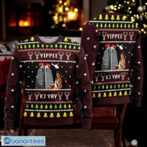 Nakatomi Plaza Ugly Sweater Yippee Ki Yay Xmas Sweater Hans Gruber Holiday Sweater Product Photo 1