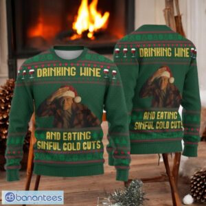 Charlie Hunnam Ed Gein Monster Ugly Christmas Sweater Product Photo 1