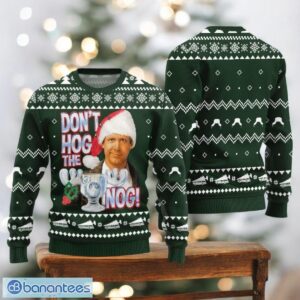 Christmas Vacation Movie Ugly Sweater Funny Clark Griswold Green Sweater Product Photo 1