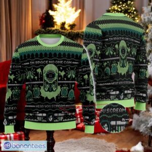 Vintage Alien Christmas Ugly Sweater Alien 1979 Xmas Sweater Product Photo 1