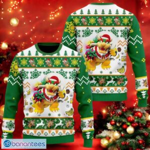 Christmas Bowser Mario Ugly Sweater Super Mario Bros Christmas Sweater Funny Gaming Sweater