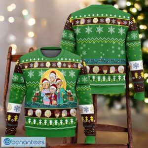 Golden Ladies Christmas Sweater Retro Funny Ugly Sweater Product Photo 1