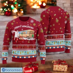 Hanukkah Ugly Christmas Sweater Cousin Eddie's Sweater Product Photo 1
