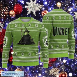 Elphaba Wicked Ugly Christmas Sweater Black Wicked Bad Xmas Sweater Product Photo 1