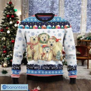 Polar Bear Ugly Christmas Sweater Animal Sweater Product Photo 1