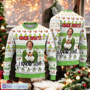 Christmas Elf OMG I Know Him Ugly Sweater Buddy Elf Holiday Sweater Product Photo 1
