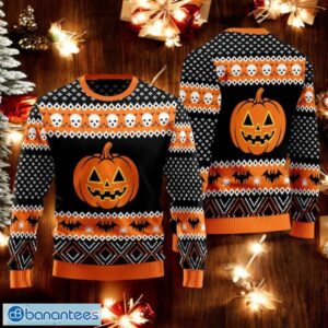 Halloween Pumpkin Ugly Sweater Christmas Sweater Product Photo 1