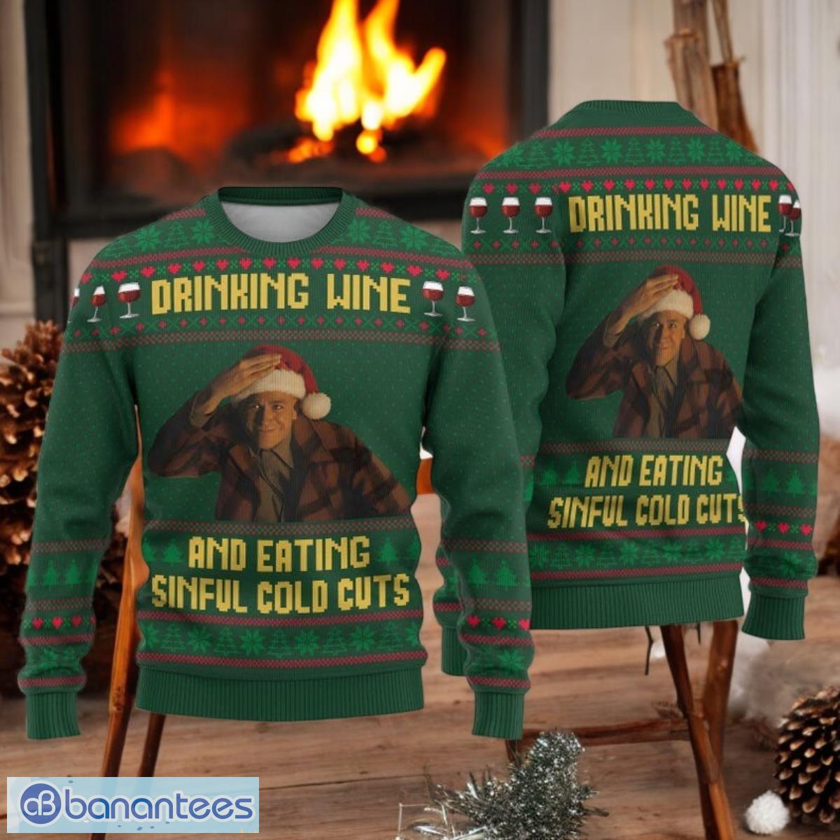 charlie hunnam ed gein monster ugly christmas sweater image Charlie Hunnam Ed Gein Monster Ugly Christmas Sweater Product Photo 1