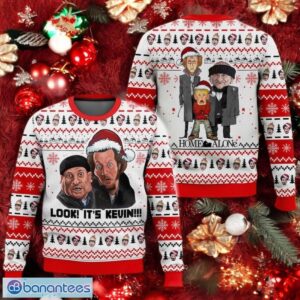 McCallister Home Security Ugly Christmas Sweater Funny Christmas Movie Sweater Product Photo 1