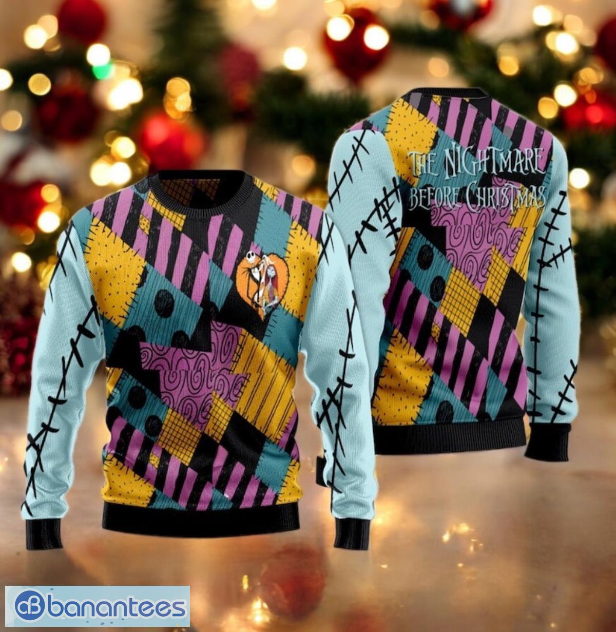 wdw sally ugly sweater nightmare christmas sweater magic kingdom sweater image WDW Sally Ugly Sweater Nightmare Christmas Sweater Magic Kingdom Sweater Product Photo 1