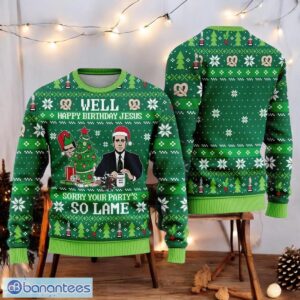 Your Party Is So Lame Xmas Ugly Sweater Dwight Schrute Michael Scott All Over Print 3D Sweater Product Photo 1