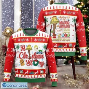 A Christmas Story Ugly Sweater Funny Holiday Movie Sweater Product Photo 1